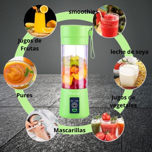 EvoJuice Turbo Licuadora Personal Recargable